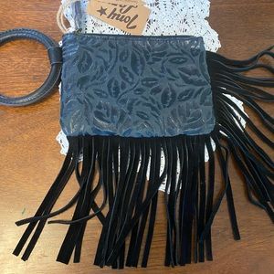 Tony Lama Fringe Wristlet